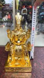 Tượng vua Hùng vương cao 28cm bằng đồng dát vàng 9999 nặng 3kg - Quà tặng lưu niệm ý nghĩa