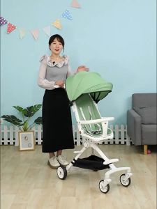 รถเข็นเด็ก รุ่นใหม่ น้ำหนักเบา พับได้ นั่งได้ นอนราบได้ เด็กอายุ 0-5 ขวบ