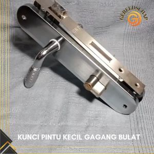 Kunci Pintu Kecil Premium Silinder Gagang Bulat Handle Pintu Full Set Murah