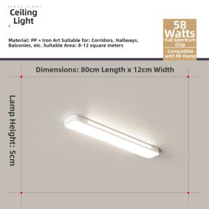 SAINAHEPAN | Eye-Protecting Full Spectrum Corridor Overhead Light