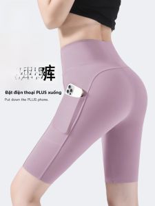 Miiow | Cat Woman Five-Quarter Sharkskin Pants Womens Outdoor Cycling 2024 New Summer Tummy Control Butt Lifting Yoga Shorts