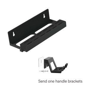Metal Wall Mount for N-Switch 2 with 12 Game Card Holders and one Hook Safely Store Switch Console Near TV