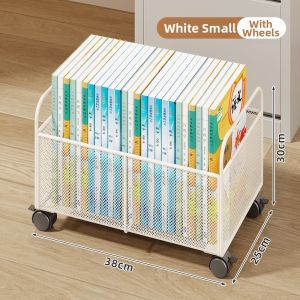 evesigar | Under Table Storage Mobile Shelving Trolley With Wheels
