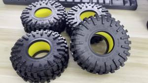 Lốp Cao Su RED SPIDER 4 Chiếc 1.9 Inch Cho Xe RC Rock Crawler OD120mm Tương Thích Với Tỷ Lệ 1/10 TRX4 TRX6 SCX10 II III AX10 Wraith