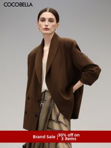 COCO BELLA | Broad Shoulders Double-breasted Stylish Womens Blazer