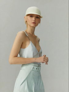 Summer Designer Commuter Chain Strap Sleeveless Top