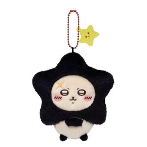 Chiikawa | Chiikawa Star Wish Series Plush Keychain – Cute Usagi Hachiware Flying Squirrel Stuffed Toy Five-Pointed Star Pendant Gift