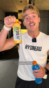EHPlabs Hydreau Electrolyte Sports Hydration Drink (Ready-to-Drink) Rehydrate for Training Recovery Daily Use - 12 pack