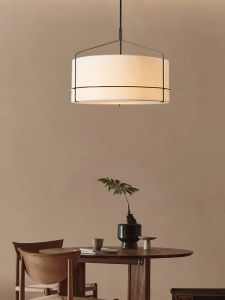 Japanese-Style Creative Restaurant Fabric Craft Chandelier New Chinese Style Living Room Bedroom B & B Model Room Dining Box Lamps