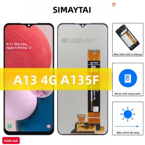Màn Hình LCD 6.5 Inch Màn Hình Cảm Ứng Bộ Số Hóa Cho Samsung A13 4G Màn Hình Điện Dung IPS SM-A135U1 A135F A135B A135U LTE