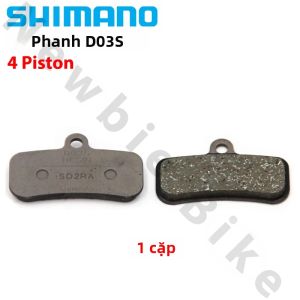SHIMANO | Phanh Đĩa Xe Đạp Leo Núi SHIMANO D03S MTB 4 Piston Tương Thích Với M6120 M8020 M7120 M8120 MT420 M820 - Phụ Tùng Phanh Xe Đạp