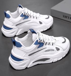 Boys Running Shoes Breathable Sports Mesh Sneakers for Middle School Students And Teenagers White Canvas Shoes for Boys
