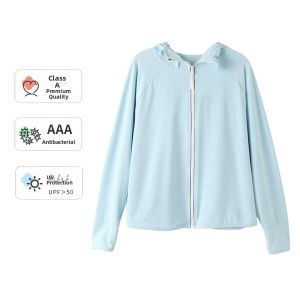 miiow | Cat Woman Summer Thin Ice Silk UV Protection Clothing Loose Breathable Womens Outerwear Lightweight Comfortable Sunscreen Coat