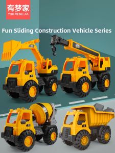 Durable Toy Construction Vehicles Set