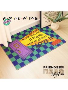 Anti-Slip Door Mat Indoor Entrance Rug Dust Absorbent Dirt Resistant PVC Material Square Home Decor Mat American Style
