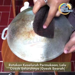Pembersih Dapur Paket EZClean Kitchen Cleaner & Griddle Pad Pembersih Kerak Kitchen Set