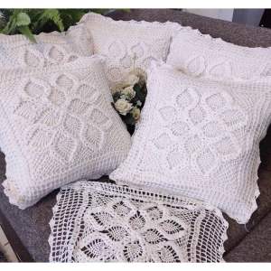 Sarung bantal kursi rajut harga per satuan