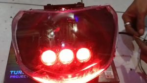 Lampu LED Predator Spacy Devil Jauh dekat