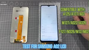 6.5 LCD For Samsung Galaxy A12 A125 A125F Original LCD Display Touch Screen Digitizer Replacement Assembly with Frame