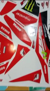 Decal Stiker MIO S Merah Full Body & Custom Striping
