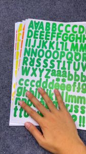 Decal Ký Tự (2.5cm) Tem Dán Từ A đến Z Số Và Ký Tự Đặc Biệt - Decal Không Thấm Nước