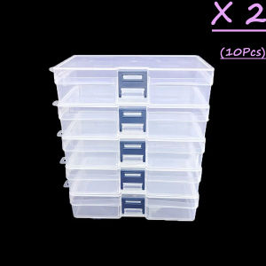 5/10 Transparent Plastic Storage Boxes Accommodate Small Items Toys Decorations Cards Sorted Storage Not Mess