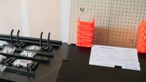 Metal Pegboard16"x32"/16“x16" for Crafts tools hardware storage wall mounted