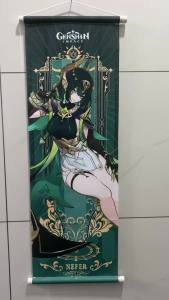 Impact Colombina Flins Nefer Arlecchino Canvas Wall Art Anime Lauma Neuvillette Painting Pictures Artwork For Home Decor