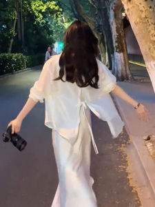 Super Fairy Back Slit Chiffon Sun Protection Clothing for Women Summer with Skirt Lightweight Breathable Shawl Cardigan Jacket