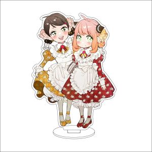 Bandai | 16CM SPY×FAMILY Anime Acrylic Hình Đứng Anya Forger Loid Forger Damian Desmond Cos Đồ Trang Trí Quà Tặng Giáng Sinh Cho Người Hâm Mộ