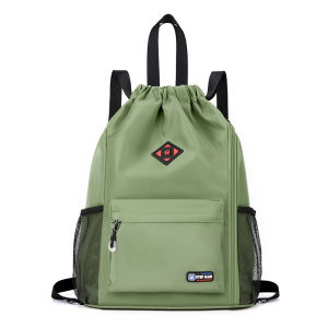 กระเป๋าใส่รองเท้าวิ่งผ้าใบความจุขนาดใหญ่สำหรับนักศึกษาวิทยาลัย กระเป๋าใส่แบดมินตัน กระเป๋าสะพายไหล่แบบมีเชือกผูก กระเป๋าปีนเขา กระเป๋าเที่ยวบิน กระเป๋าใส่เสื้อผ้ากีฬา