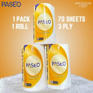 1 Pcs Tisu Makanan / Tissue Calorie Absorb PASEO 1 Roll 70 Sheets 3 Ply Food Grade Halal & Higienis