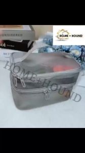 HOME + HOUND 1pcs Mesh Double Layer Makeup Bag Travel Portable Wash Bag Simple Cosmetics Storage Bag Toiletries Bag