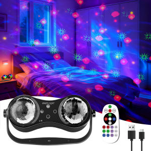 Party Disco DJ Light LED Stage Aurora Borealis with Remote Control for Parties Birthday Christmas Gift Wedding KTV Bar Club Home