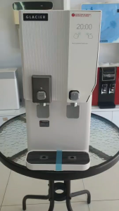 เครื่องกรองน้ำร้อน-เย็น ตู้กดน้ำดื่มร้อน-เย็น 5 ขั้นตอน GLACIER รุ่น CWD-208R ระบบ RO100GPD