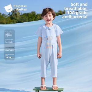 Usbettas | Cotton Long Sleeve Autumn Spring Kids Pajama Romper