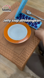 Tabitha Cetakan Jelly Puding Es Batu 20 Lubang Praktis Dengan Variasi Warna  Cetakan Jellyta