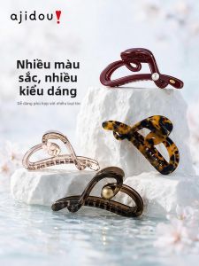 ajidou | Kẹp Cá Mập Ngọc Trai Hồng Cam
