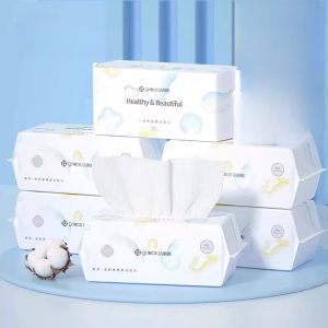 Disposable Thickened Facial Towels for Makeup Remover Drawstring Pack of 3 Beauty Salon Use Cleansing Towels Household Fabric