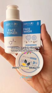 IndoGlow&Beauty AMR GLOW Skincare BARU - Memutihkan Mencerahkan Efek Glowing Mengatasi Jerawat Mengecilkan Pori-pori Memberi Cerah Maksimal
