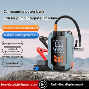 Outdoor Car Emergency Starting Power Supply Car Mounted Inflatable All-In-One Machine Battery Emergency Multifunctional Power Bank