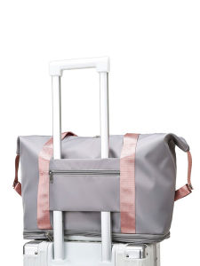 OUDENGPAI | Túi đựng mỹ phẩm du lịch dung tích lớn có thể gập lại Túi xách tay nhẹ cho nữ Túi đựng đồ dùng cá nhân bằng vải Oxford