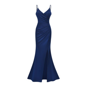 ชุดราตรีสีแดงสายเดี่ยวเซ็กซี่ ชุดกินเนสส์ยาวคลุมเข่า ชุดการแสดง ชุดงานปาร์ตี้ เอวกลาง กระโปรงทรงเอ ฤดูใบไม้ร่วง 2022