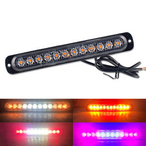 1pc Stroboscopes LED Strobe Warning Light Bar Grille Flashing Truck Car Beacon Signal Lamp 12V 24V Emergency Light