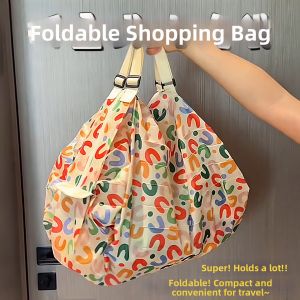 Portable Lightweight Eco-friendly High-capacity Waterproof Shopping Bag