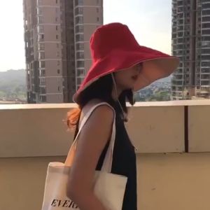 Nón Vải Vành Rộng 15cm 2 Mặt Plus Màu Trơn Nón Chống Nắng RQN2263 - requane