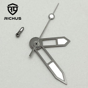 RICHUS NH39 Watch Hands Silver Watch Hands Green Luminous Fit NH39 Automatic Movement Watch Accessories