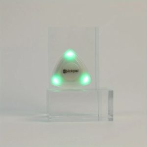 Miwayer LED Luminous Guitar Picks - ABS Electric Guitar Picks พร้อมตัวเลือกแสงสามสี (สีขาว/เขียว/ม่วง)