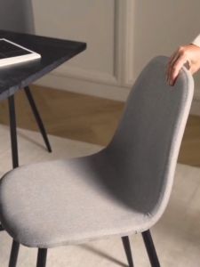 เก้าอี้กินข้าว แม่นยำ มินิมอล โมเดิร์น 12 ชุด ขาเหล็กลายไม้ แข็งแรง รสชาติ ร้านกาแฟ