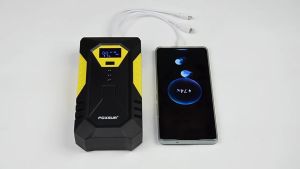 🌲FOXSUR เครื่องจั๊มสตาร์ทรถยนต์ รุ่นออฟโรด แบตเตอรี่ รถยนต์ มอไซค์ กระบะ ไฟฉุกเฉินพิเศษ เข็มทิศในตัว สำหรับเดินป่า แคมป์ปิ้ง จั๊มแบตนอกสถานที่